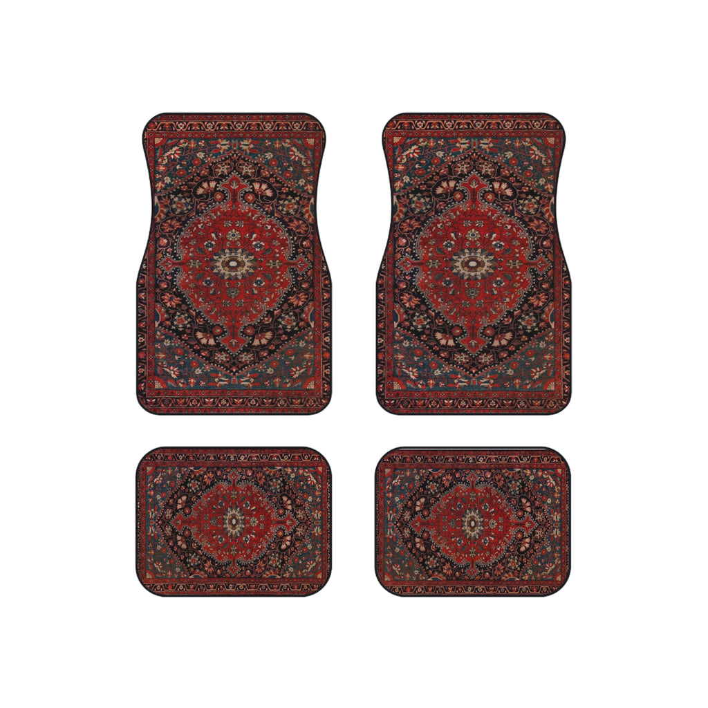 Crimson Heirloom Car Mats (Set of 4)