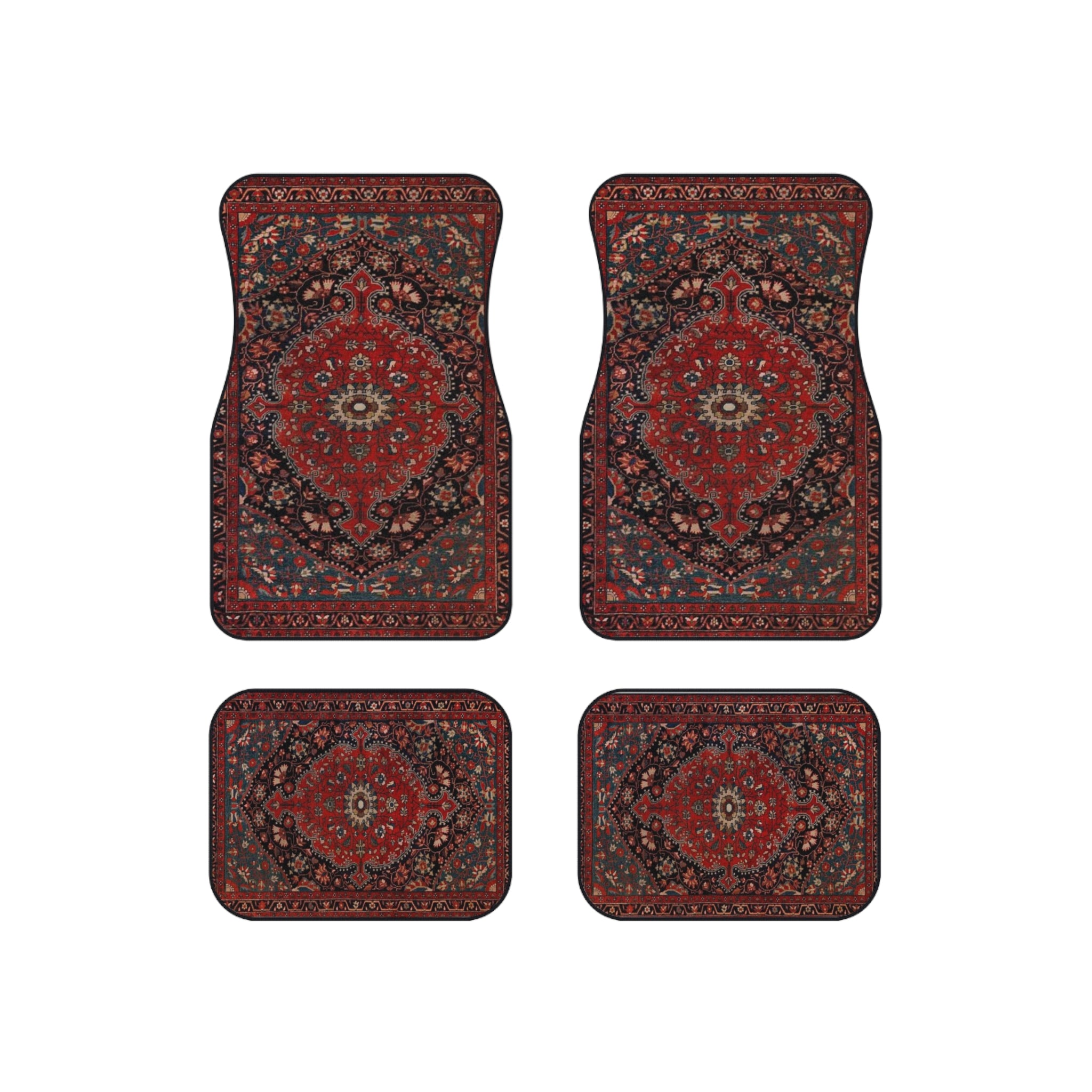Crimson Heirloom Car Mats (Set of 4)